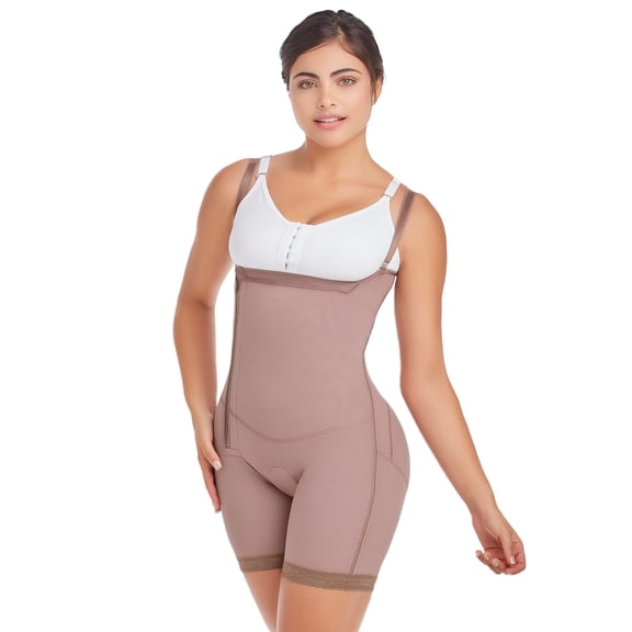 Delie by Fajas D'Prada Short Bust-Free Girdle with Buttocks Enhancement 009048