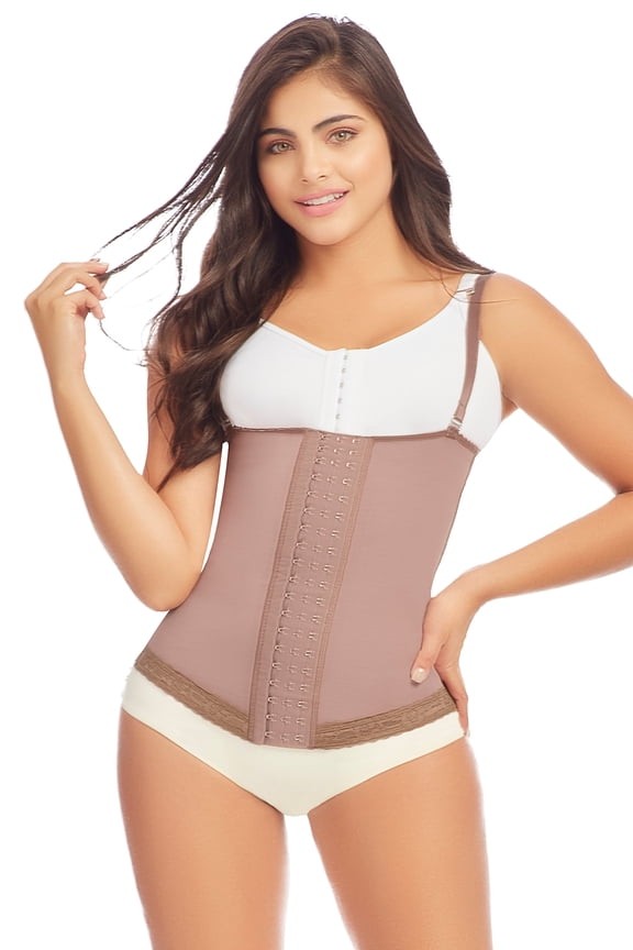 Delie by Fajas D'Prada Under Bust Strapless Corset Waist Trainer 009006