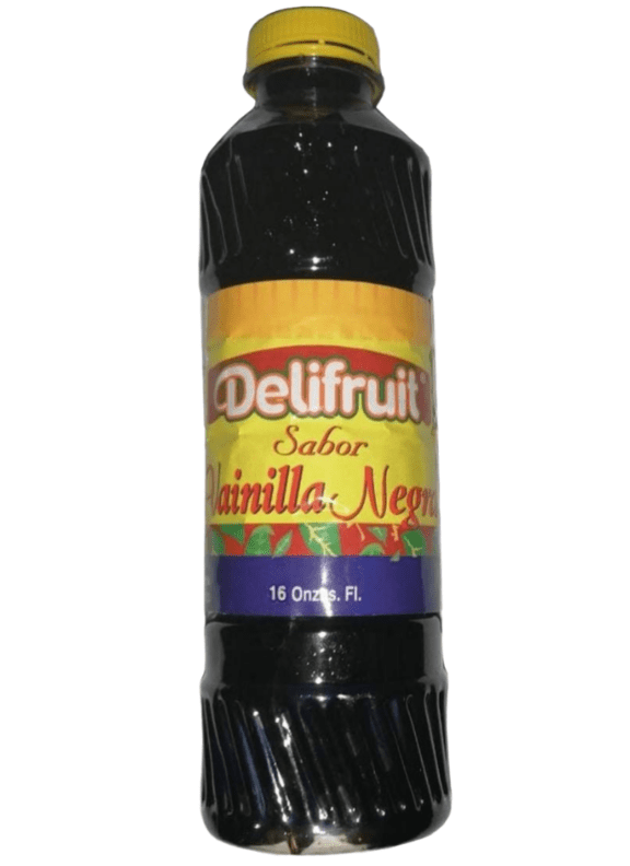 Delifruit Black Vanilla Extract From Dominican Republic 16 Oz EXP 08-2020