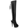 thumbnail image 1 of *Delight-3019 - Blk Leather/Blk, 12, 1 of 1