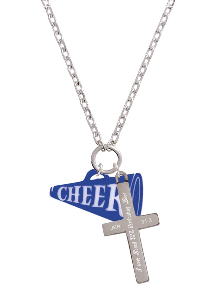 Blue Everlasting Love Acrylic Cross