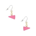 thumbnail image 1 of Delight Jewelry Acrylic 3/4" Hot Pink Megaphone Gold Tone Infinity French Earrings, 1 of 4