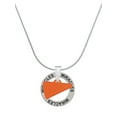 thumbnail image 1 of Delight Jewelry Acrylic 3/4" Orange Megaphone Miracles Ring Charm Necklace, 18", 1 of 4