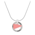 thumbnail image 1 of Delight Jewelry Acrylic 3/4" Pink Megaphone Hero Ring Charm Necklace, 18", 1 of 4