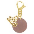 thumbnail image 1 of Delight Jewelry Acrylic Small Disc Rose Gold-tone - Gold-tone Clip on Charm with Mini Year 2025, 1 of 4