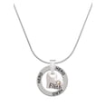 thumbnail image 1 of Delight Jewelry Faith Heart with AB Crystal Hero Ring Charm Necklace, 18", 1 of 4