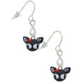 thumbnail image 1 of Delight Jewelry Fimo Clay Cute Kitty Silver tone Infinity French Earrings, 1 of 4
