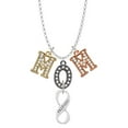 thumbnail image 1 of Delight Jewelry Friends Infinity Sign Multi-Colored Crystal Mom Charm Necklace, 1 of 5