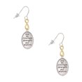 thumbnail image 1 of Delight Jewelry Give Me Courage Strength Wisdom Medallion Gold Tone Infinity French Earrings, 1 of 4