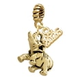 thumbnail image 1 of Delight Jewelry Gold-tone 3-D Elephant - Goldtone Plated Rope Charm Bead Dangle with Mini 2026, 1 of 4