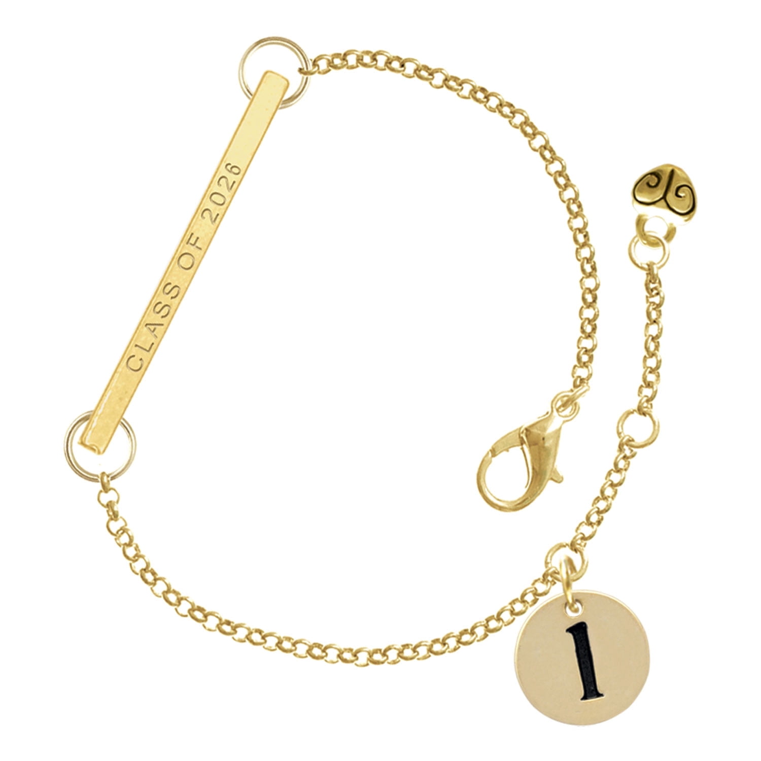 Delight Jewelry Gold-tone Disc 1/2
