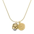 thumbnail image 1 of Delight Jewelry Gold-tone Flat Pebbles Spinner - Engraved Congrats Class of 2026 Charm Necklace, 18", 1 of 4