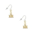 thumbnail image 1 of Delight Jewelry Goldtone 10K Gold Tone Infinity French Earrings, 1 of 4