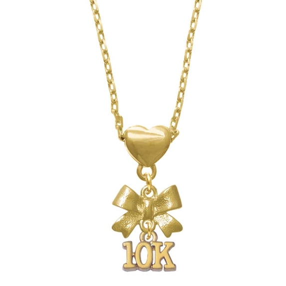 Delight Jewelry Goldtone 10K Gold tone Heart Necklace