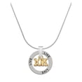 thumbnail image 1 of Delight Jewelry Goldtone 10K Live Ring Charm Necklace, 18", 1 of 4