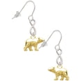 thumbnail image 1 of Delight Jewelry Goldtone 3-D Bear Silver tone Infinity French Earrings, 1 of 4