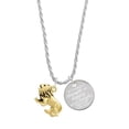 thumbnail image 1 of Delight Jewelry Goldtone 3-D Lion She is Clothed in Stength and Dignity Charm Necklace, 20"+3", 1 of 4