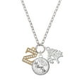 thumbnail image 1 of Delight Jewelry Goldtone Crystal Initial - Z - Let Things Go Fall Zoey Charm Necklace, 28", 1 of 4