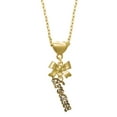 thumbnail image 1 of Delight Jewelry Goldtone Crystal Script ''Dream'' Gold tone Heart Necklace, 1 of 4