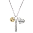 thumbnail image 1 of Delight Jewelry Goldtone Disc 1/2'' Number - 7 - Always My Mother Bar Zoe Necklace, 1 of 4
