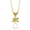 thumbnail image 1 of Delight Jewelry Goldtone Infinity Loop Gold tone Heart Necklace, 1 of 4