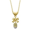 thumbnail image 1 of Delight Jewelry Goldtone Love, Faith, Pray, Peace, Joy, Hope Spinner Gold tone Heart Necklace, 1 of 4