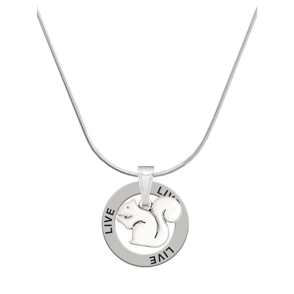 Delight Jewelry Goldtone Medium Turkey Live Ring Charm Necklace, 18"