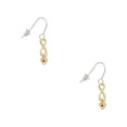 thumbnail image 1 of Delight Jewelry Goldtone Mini July - Red Crystal Heart Gold Tone Infinity French Earrings, 1 of 4