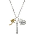 thumbnail image 1 of Delight Jewelry Goldtone Palm Tree Always My Mother Bar Zoe Necklace, 1 of 4