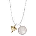 thumbnail image 1 of Delight Jewelry Goldtone Registered Nurse Caduceus To the World You are a Mother Locket Necklace, 1 of 4