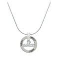 thumbnail image 1 of Delight Jewelry I 'Heart' Gymnastics Hero Ring Charm Necklace, 18", 1 of 4