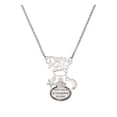 thumbnail image 1 of Delight Jewelry Keep Calm Grandma is Here Silvertone Dream Big Pendant Necklace, 25", 1 of 4