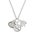 thumbnail image 1 of Delight Jewelry Keep Calm Little Sister is Here Let Things Go Fall Zoey Charm Necklace, 28", 1 of 4