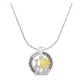 thumbnail image 1 of Delight Jewelry Love with Water Polo Ball Gymnastics Ring Charm Necklace, 18", 1 of 4