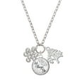 thumbnail image 1 of Delight Jewelry Medium Open Infinity Knot Let Things Go Fall Zoey Charm Necklace, 28", 1 of 4