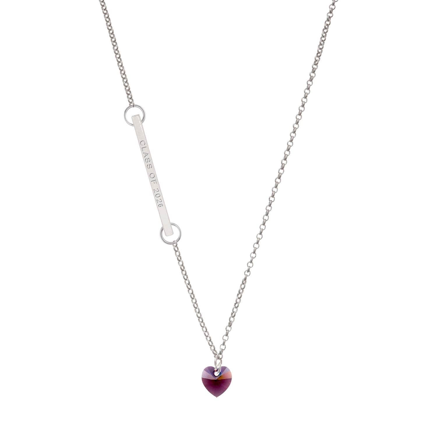 Collier Statement Acrylique Grappes De Raisin Facetté Et Argenté - 20 Pouces - Violet