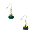 thumbnail image 1 of Delight Jewelry Resin Big Eyed Frog Gold Tone Infinity French Earrings, 1 of 4