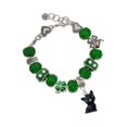 thumbnail image 1 of Delight Jewelry Resin Black Cat - Green Irish Luck Bead Charm Bracelet, 7.5", 1 of 4