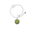 thumbnail image 1 of Delight Jewelry Resin Buddha in Frame - Silvertone Leaf Delicate Bracelet, 6.25+1.75", 1 of 4