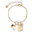 thumbnail image 1 of Delight Jewelry Resin Flying Angel Goldtone Discover Dream Explore Zoey Charm Bracelet, 6.5+2" Extender, 1 of 1