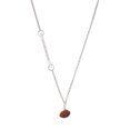 thumbnail image 1 of Delight Jewelry Resin Football - Silvertone Class of 2026 Delicate Bar Necklace, 18.75", 1 of 4
