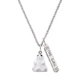 thumbnail image 1 of Delight Jewelry Resin Ghost Silvertone Hope Anchors the Soul Bar Charm Necklace, 23", 1 of 4