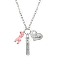 thumbnail image 1 of Delight Jewelry Resin Pink Geronimo the Giraffe Always My Mother Bar Zoe Necklace, 1 of 4