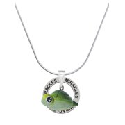 Delight Jewelry Resin Sea Turtle Miracles Ring Charm Necklace, 18"