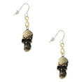 thumbnail image 1 of Delight Jewelry Resin Skull Gold Tone Infinity French Earrings, 1 of 4