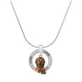 thumbnail image 1 of Delight Jewelry Resin Tan Lion Live Ring Charm Necklace, 18", 1 of 4