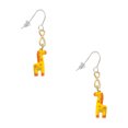 thumbnail image 1 of Delight Jewelry Resin Yellow Geronimo the Giraffe Gold Tone Infinity French Earrings, 1 of 4