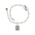 thumbnail image 1 of Delight Jewelry Shadow Box ''Sister'' with Goldtone Heart Silver-tone Paw Infinity Link Chain Bracelet, 6"+2" Extender, 1 of 3