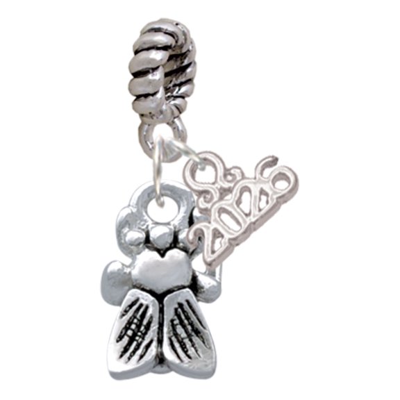 Delight Jewelry Silver Plated Napoleon's Small Bee - Rope Charm Bead Dangle with Mini 2026