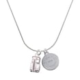 thumbnail image 1 of Delight Jewelry Silver-tone 3-D Fire Engine - Engraved Congrats Class of 2026 Charm Necklace, 18", 1 of 4